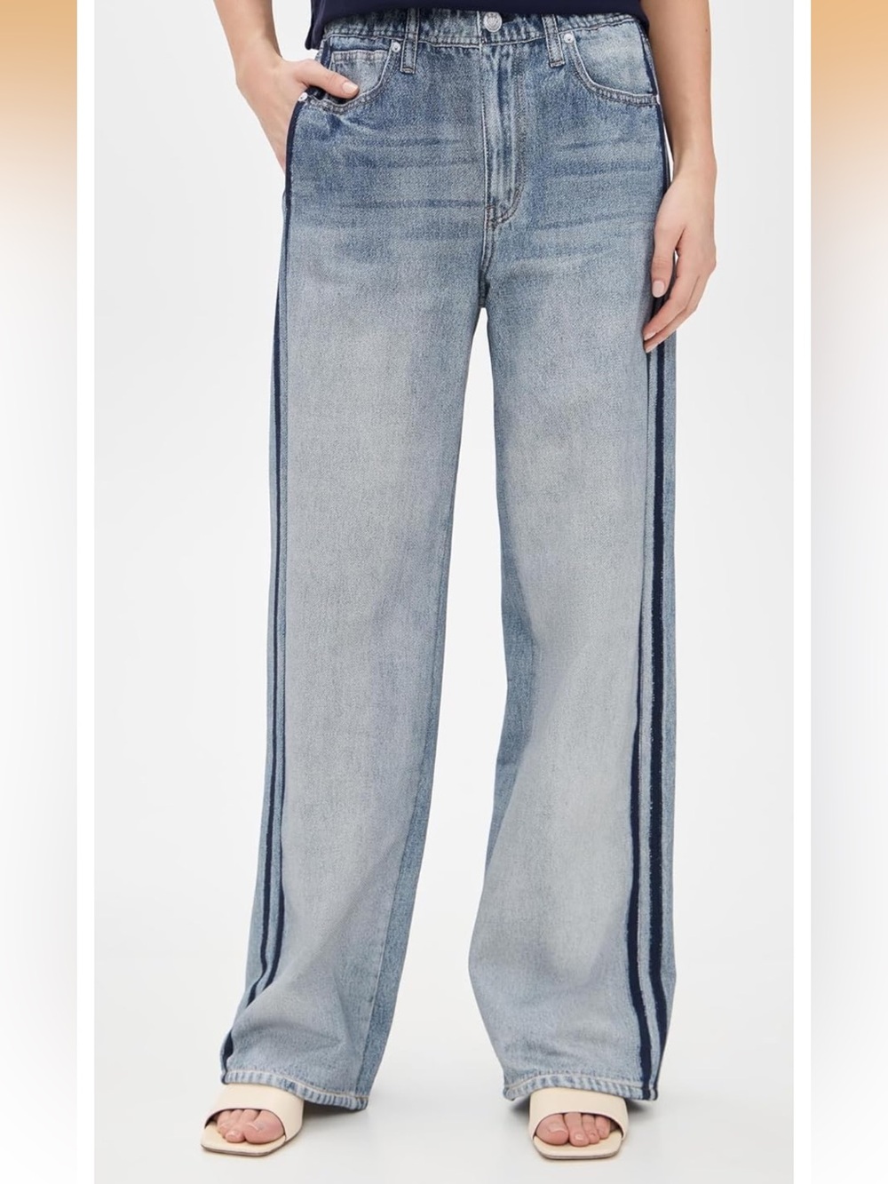 Rag & Bone Miramar Wide Leg Track Pants - Picture 2 of 8